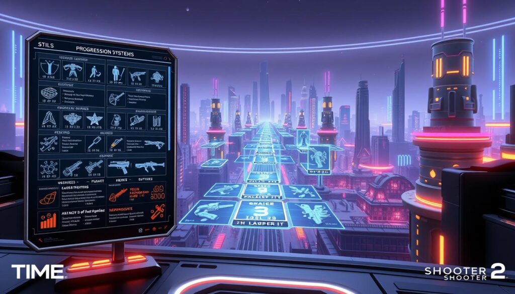 Time Shooter2 progression systems
