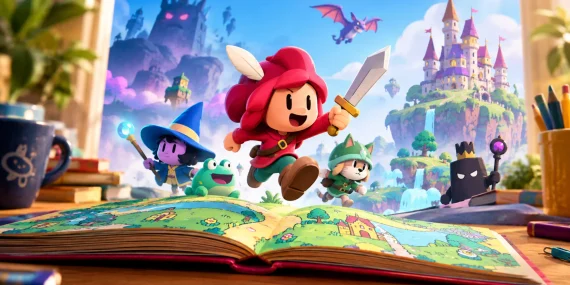 The Plucky Squire: Jump Between Storybook Pages and 3D Worlds